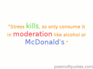 Funny Quotes About Stress