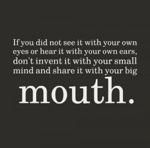 ... your small mind and share it with your big mouth. Website - http://bit