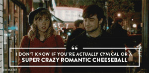 Zoe Kazan, Daniel Radcliffe What If Quote GIF