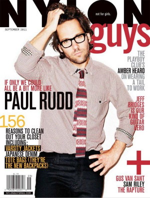 Paul Rudd for Nylon magazine (duh). I'm going to quote Tom & Lorenzo ...
