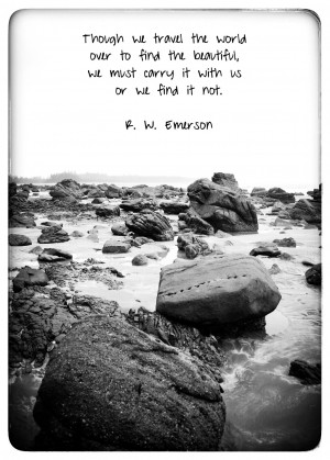 Emerson travel quote - photo by leenb