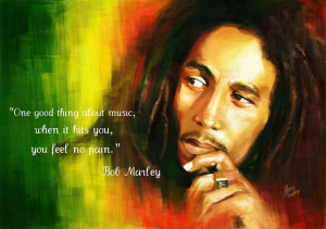 ... Quotes Pictures: Serious Face In Reggae Theme The Bob Marley Quotes