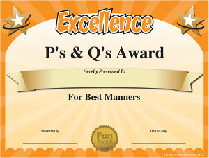 Funny Certificates for Kids