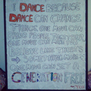 DIY step up quote, poster.
