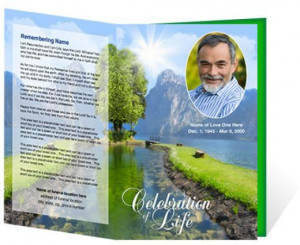 Funeral Brochure Template Free Microsoft | sample funeral program ...