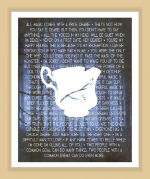 Once Upon A Time RUMPELSTILTSKIN Mr Gold BEST OF Quotes modern print ...