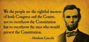 let it become the political religion of the nation…” A. Lincoln ...