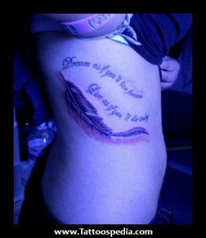 ... %20With%20Feather%20Tattoos%201 Quotes That Go With Feather Tattoos