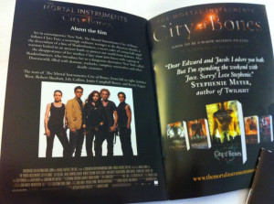 ... contains the first chapter of The Mortal Instruments: City of Bones
