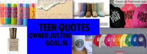 Teen quotes page cover cover