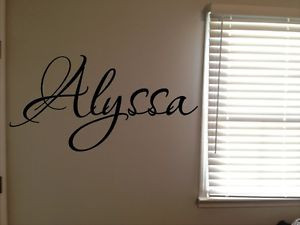 ... -Alyssa-Girls-Room-Name-Nursery-Baby-Kids-Vinyl-Wall-Quote-Sticker