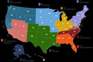US Sales Territory Maps
