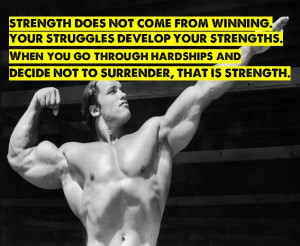 Here are 9 Arnold motivational quotes , with pictures from his body ...