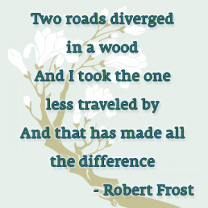 words to remember #6: on the road less traveled.