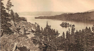 Picture of Lake Tahoe, from 1899 edition of ROUGHING IT