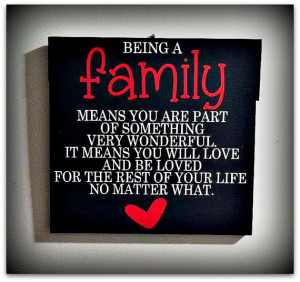 Family Quote Being Means...