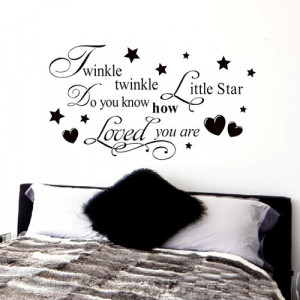 Twinkle-Twinkle-Little-Star-Wall-Quote-Kids-Nursery-Art-Decal-Vinyl ...