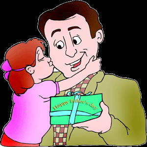 Father's Day clip art, background and web graphics