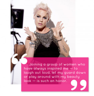 Pink The Singer Quotes Featuring a great quote.