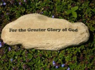 river rock bible quote 160 00 medium engraved river rock bible quote ...