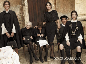 Dolce & Gabbana. I love this sexy Italian widow thing they have going ...