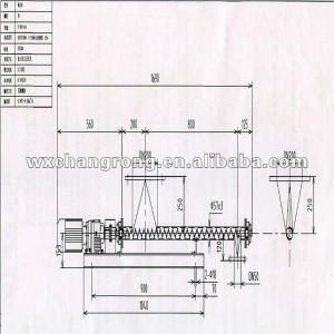 Steel Mini Small Shaftless Screw Conveyor for Activated Carbon Powder