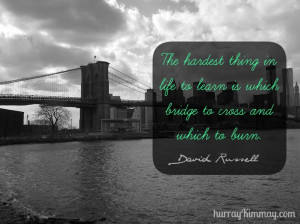 ... of my favorite photos of the Brooklyn Bridge, taken by yours truly