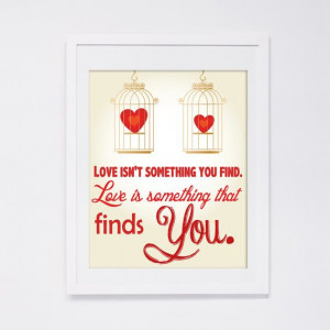 Digital Print Hart in cage with Love quote by NaomiGraphics, €4.50