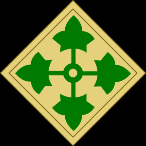 4th Infantry Division patch.