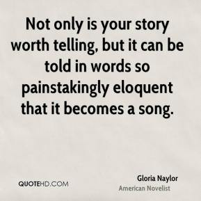 ... gloria naylor the intelligence community for the most part has no