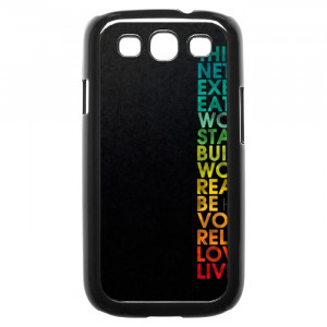 Multiple Positive Words Motivational Quotes Galaxy S3 Case