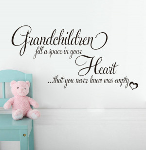 Wall-Vinyl-Decal-Quotes-Grandchildren-Fill-Empty-Heart-Wall-Sticker ...