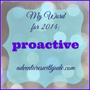 Being Proactive 2014: my year to be proactive