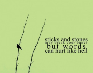 Words Hurt Quotes http://weheartit.com/entry/12939360