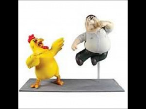 Family Guy Giant Chicken vs. Peter Figure 2-Pack