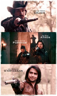 The Musketeers - only D'Artagnan isn't a musketeer More