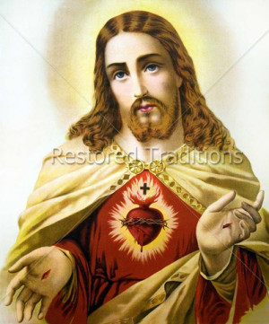 The Apparition Sacred Heart...