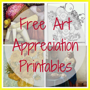 Free Art Appreciation Printables (KLP Link Up)