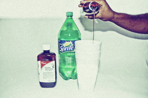 And when I do, it ain't pink sprite, a lot of lean, it’s purple