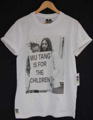 Actual Fact Wu Tang Is For The Children ODB & John Lennon Hip Hop Tee ...