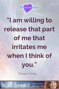 Doreen Virtue gave us tons of great nuggets like this quote during her ...