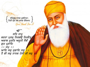 guru nanak dev ji the first guru the founder of sikhism was born in ...
