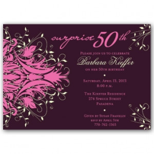 invitations birthday invitations milestone invitations 50th birthday ...