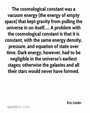 Eric Linder - The cosmological constant was a vacuum energy (the ...