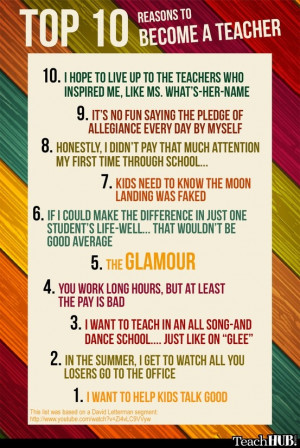 Top 10 Reasons to Become a Teacher!