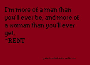 ... ’re favorite quotes from musicals, plays or theatre performers