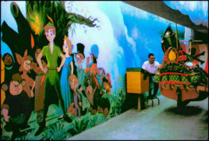 The old mural from Peter Pan’s flight