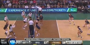 NCAA volleyball: Cougars Beat FSU Courtesy of Jennifer Hamson