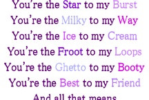 your the ice to my cream