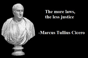 Cicero on law and justice